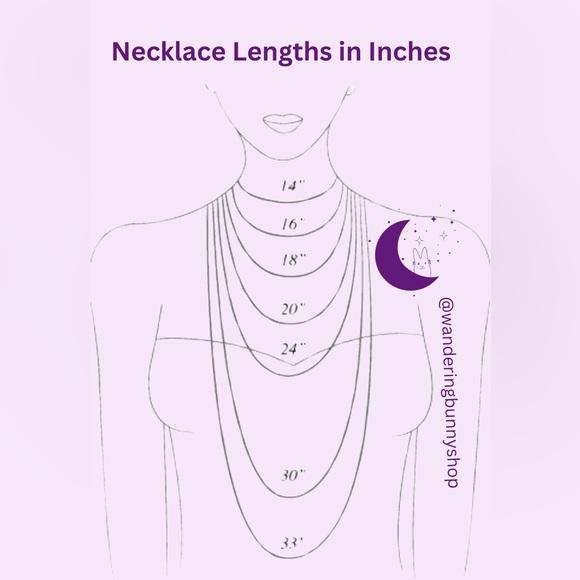 Crescent Moon Necklace - Handmade by Wandering Bunny LLC - Picture 7 of 10